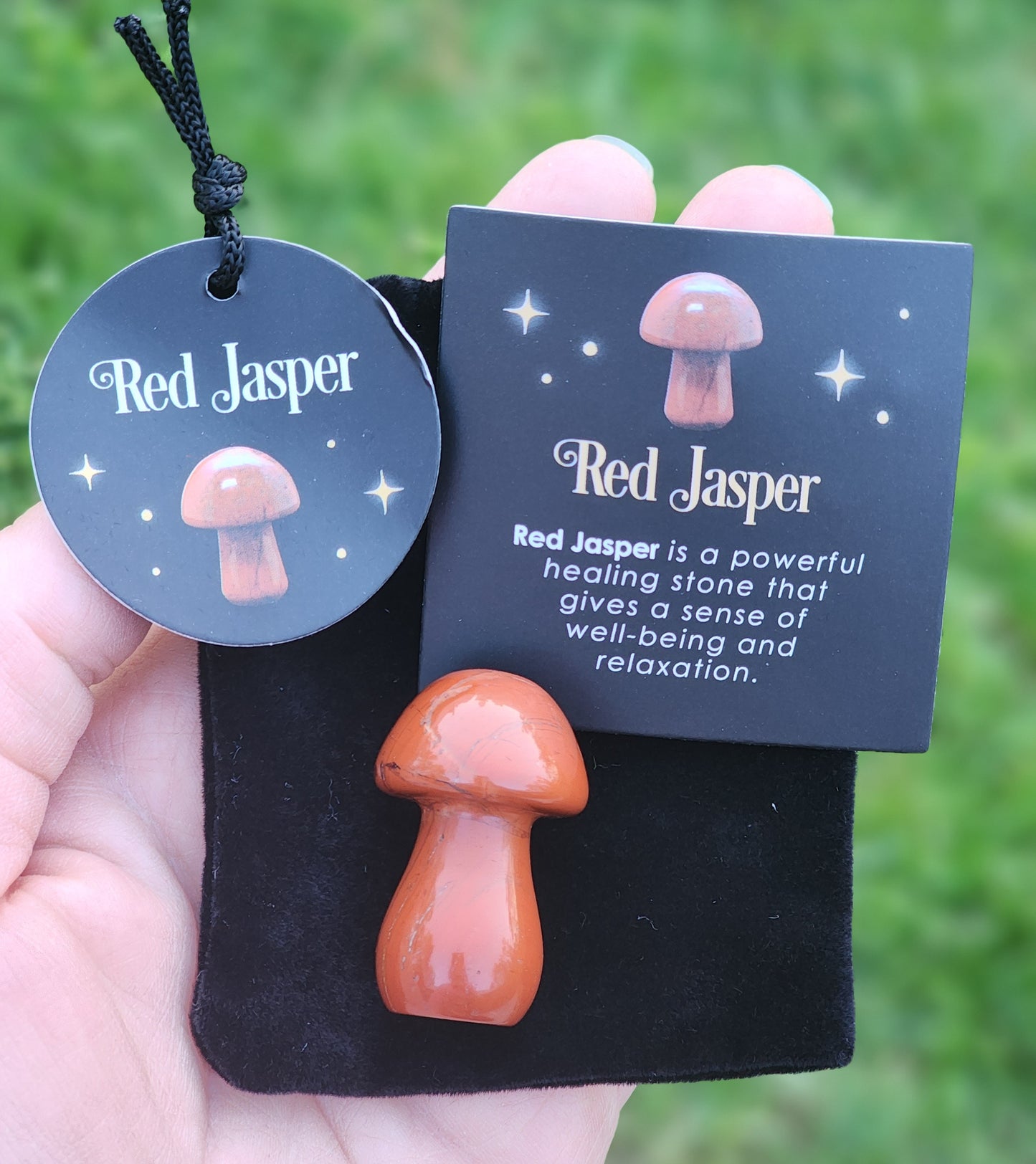 Jasper Magical Mushroom Set