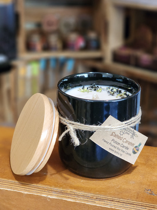 Salted Caramel Soy Wax Potion Candle