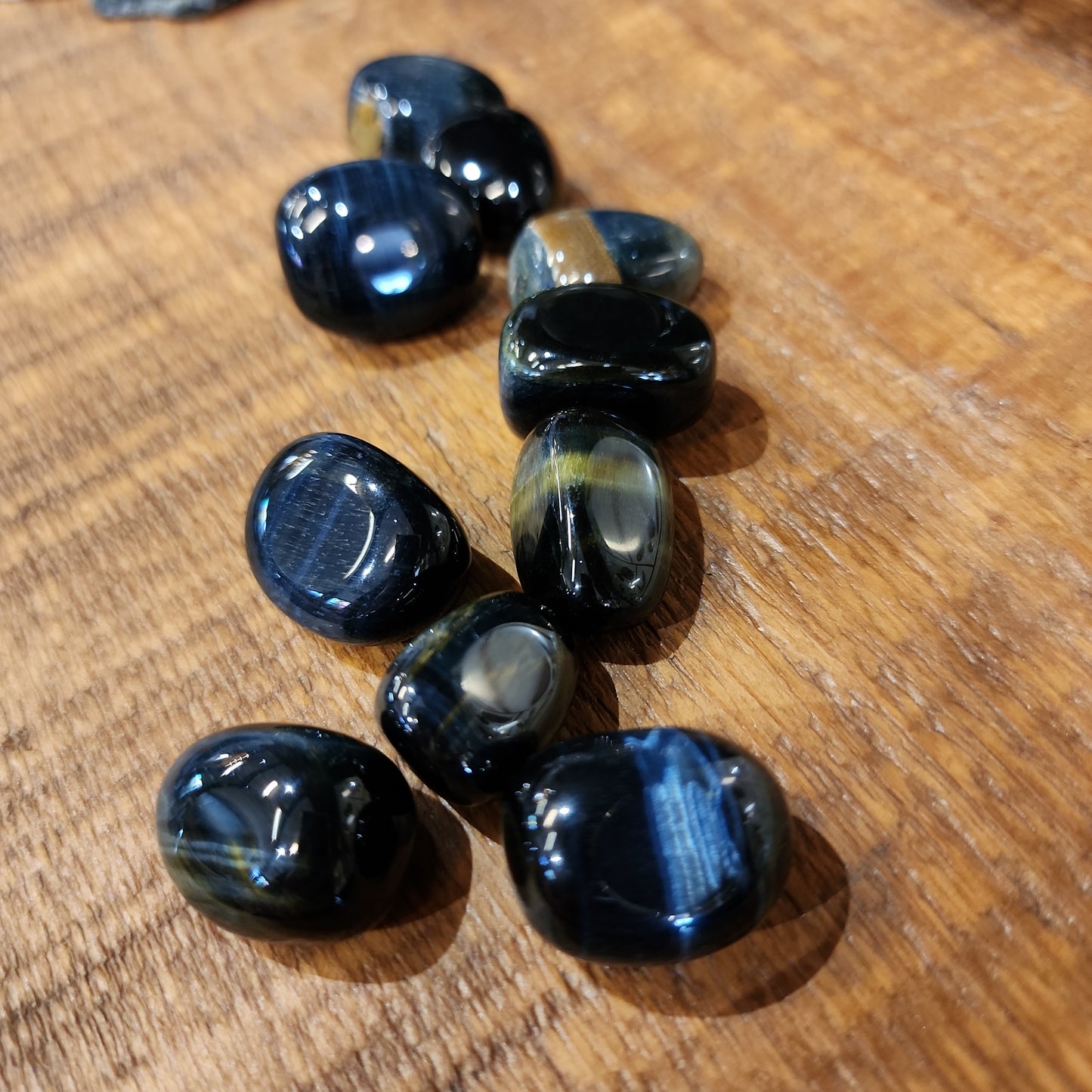Blue Tigers Eye tumble