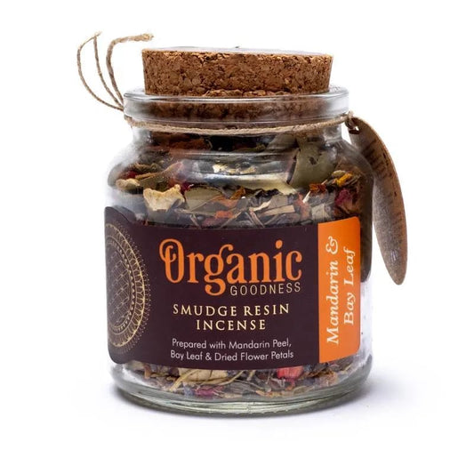 Organic Goodness Smudge Resin Mandarin & Bay Leaf