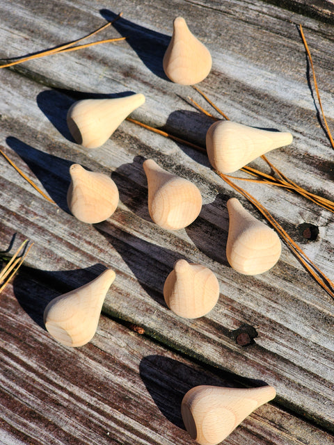 Wooden Rain drops