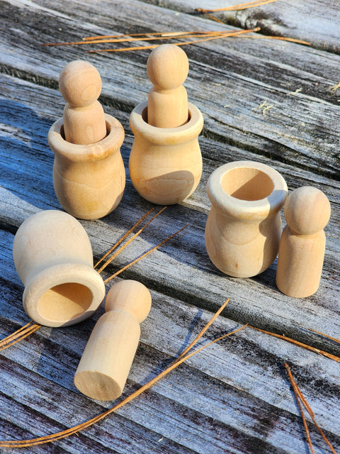 Wooden Knome in a Home