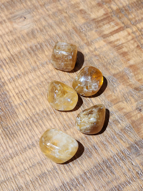 Honey Calcite Tumble