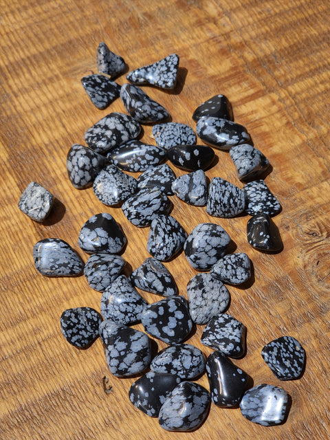 Snowflake Obsidian Tumble