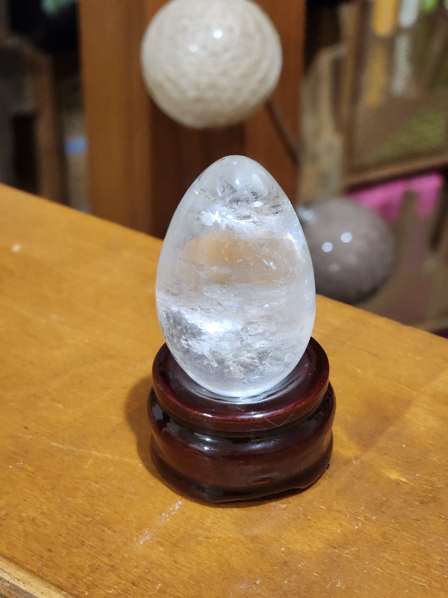 Clear Quartz Egg 2