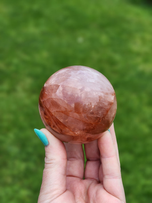 Fire Quartz Sphere