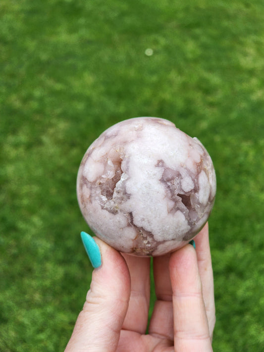 Flower Agate Sphere