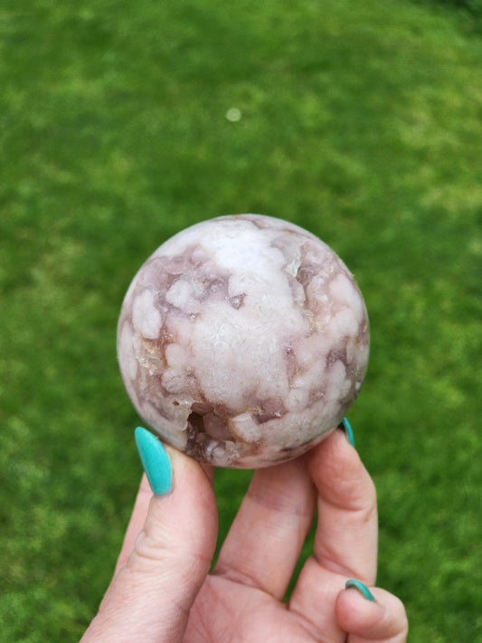 Flower Agate Sphere