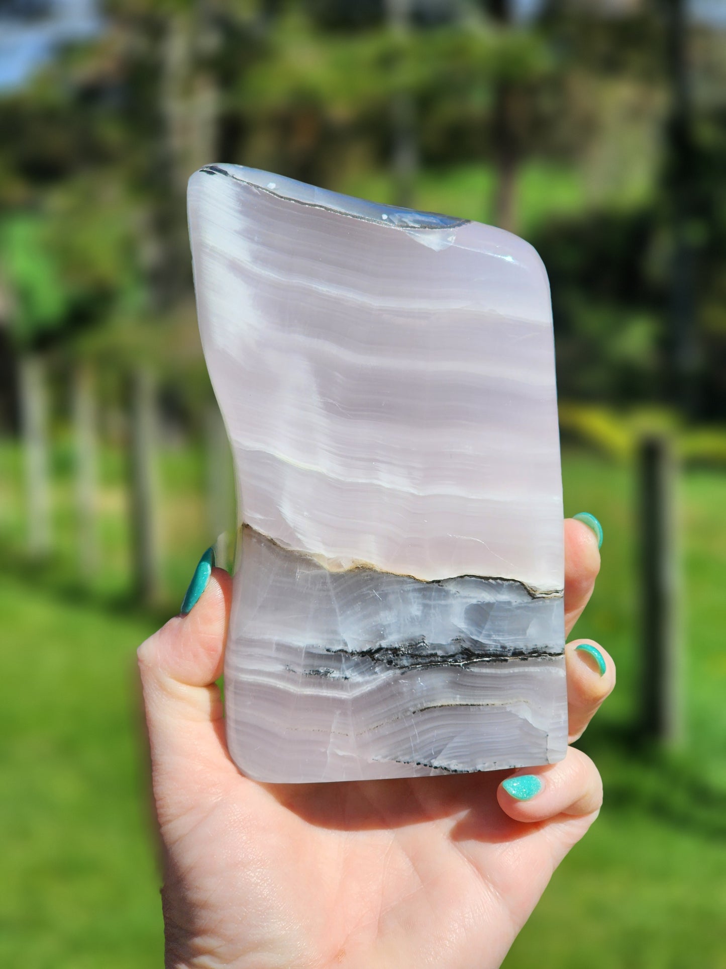 Smokey Pink Calcite Freeform