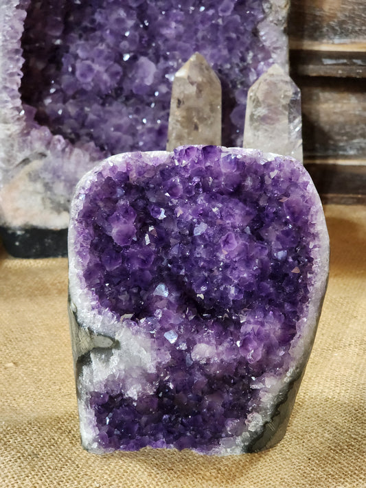 A Grade Cut Base Amethyst