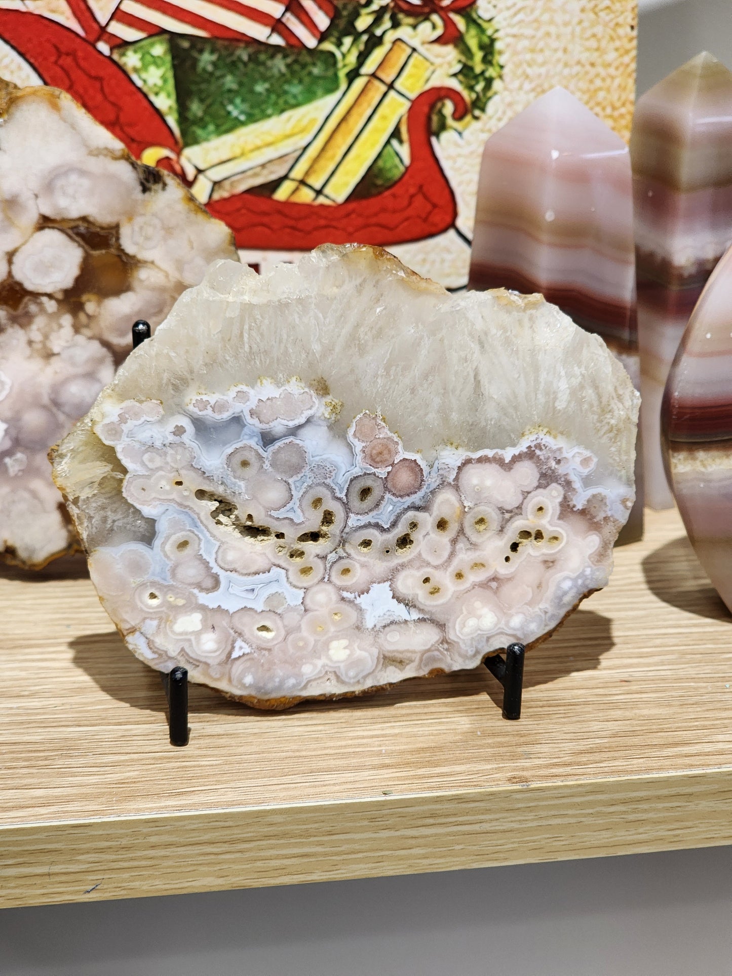 Flower Agate Plate