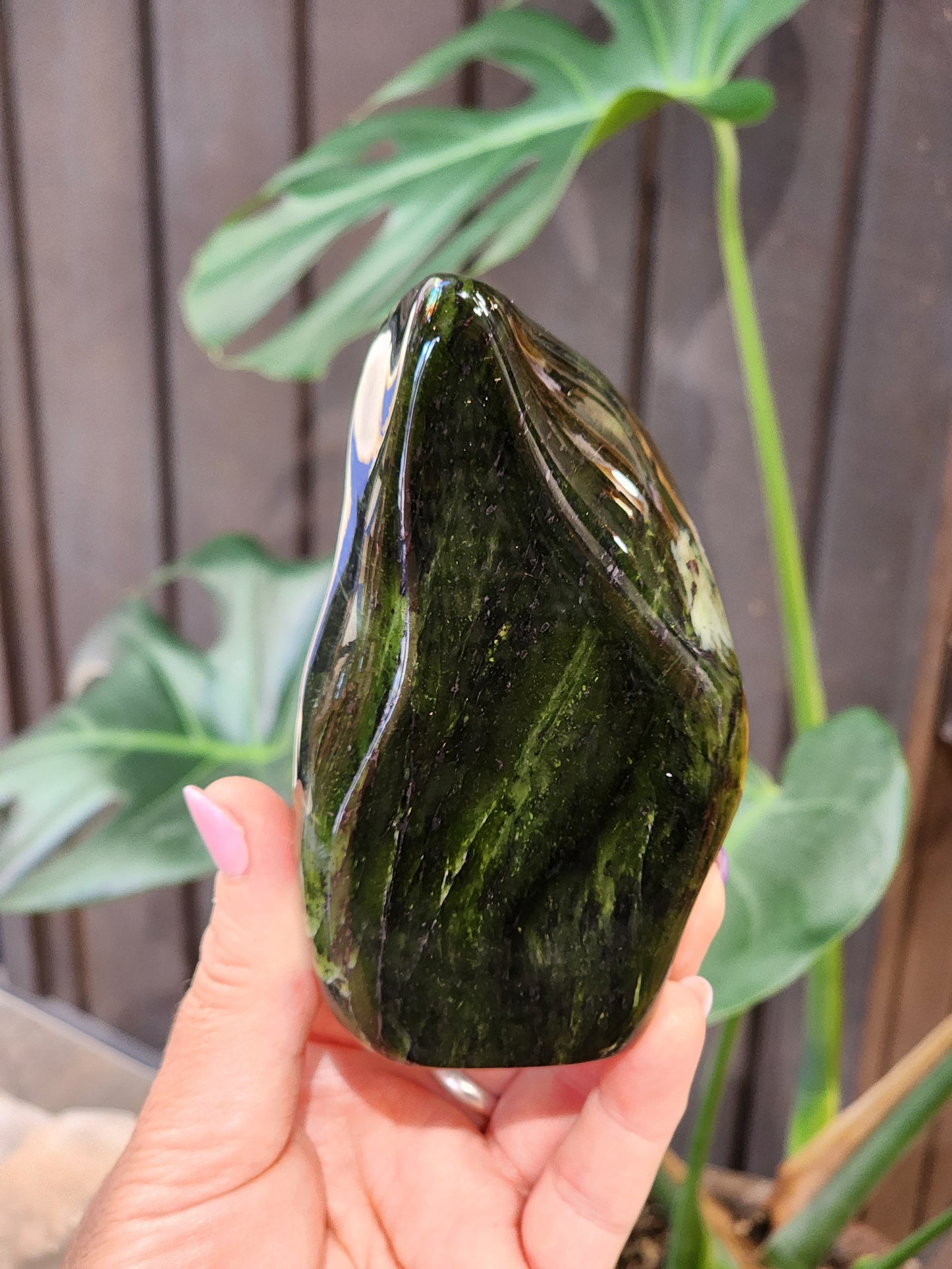 Nephrite Jade Freeform Crystal