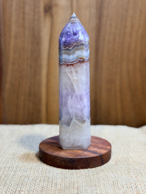 Amethyst & Crazy Lace Agate Tower "Austin”