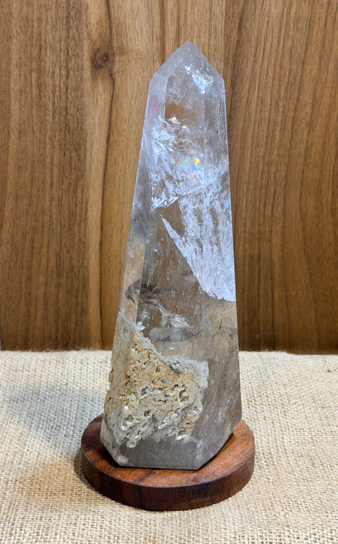 Large Garden Quartz Point "Stewart”