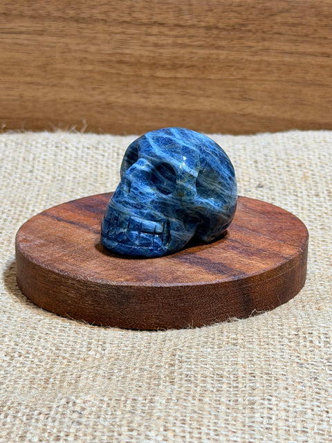 Blue Apatite Skull “Lark”