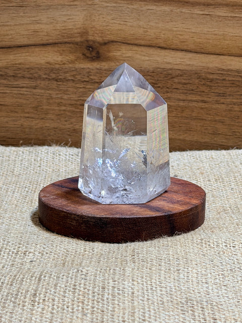 A Grade Clear Quartz Tower "Ezra”