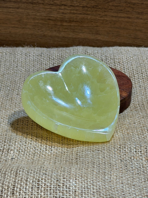 Pineapple Calcite Heart Bowl “Hudson”