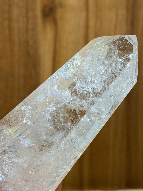 Titanium Rutile Quartz Tower "Lila”
