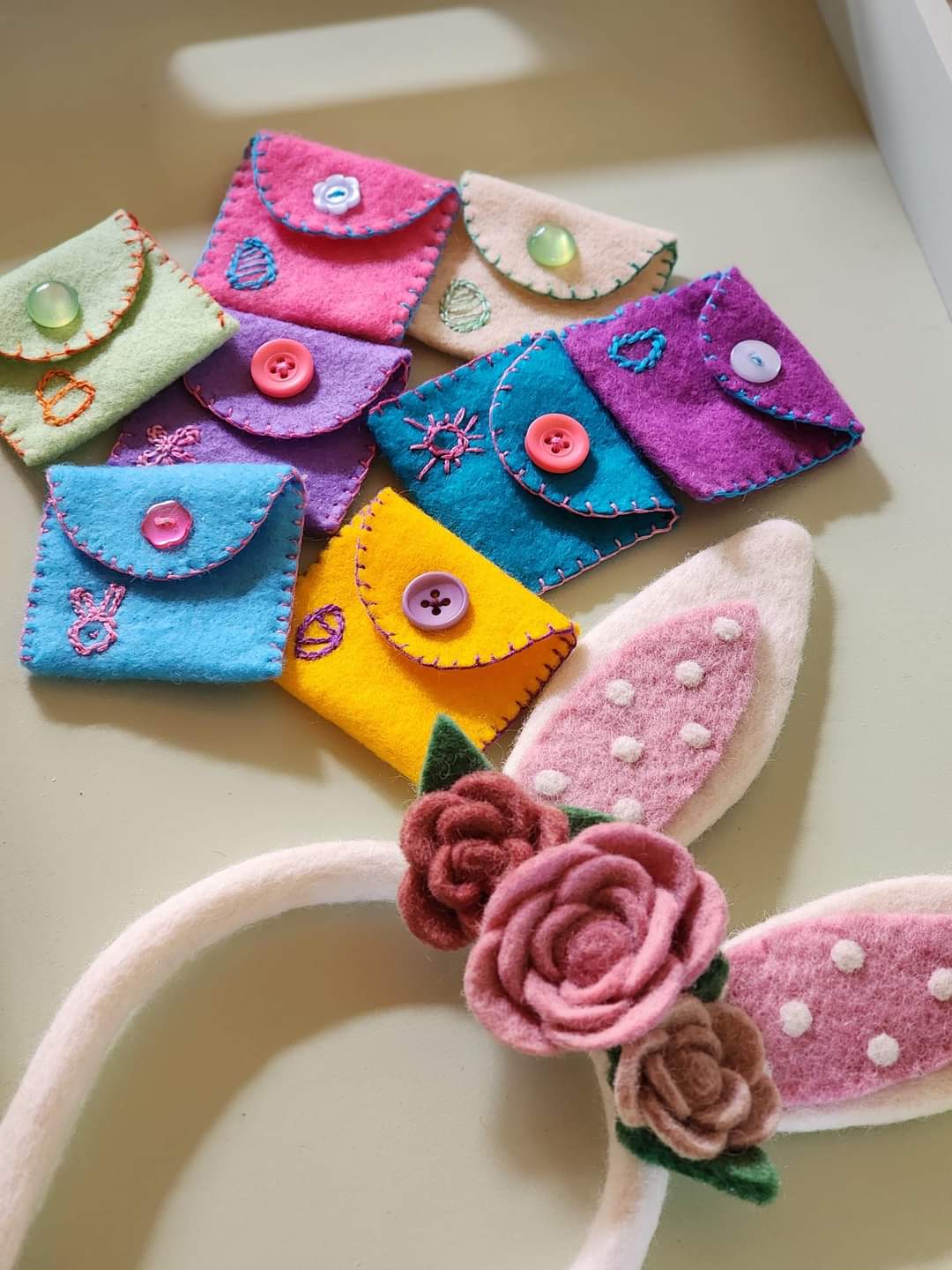 Waldorfy felt pouch