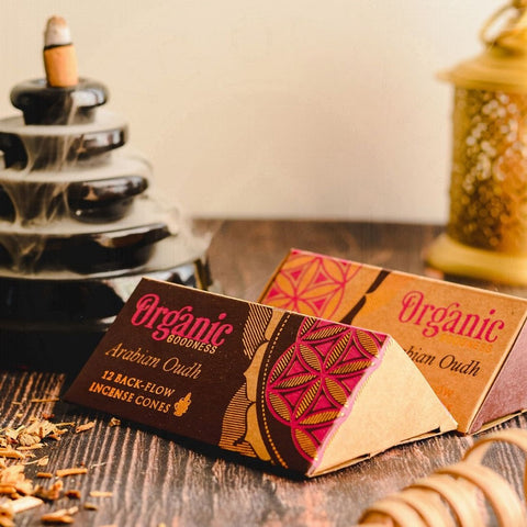Organic Goodness Arabian Oudh Backflow Cones