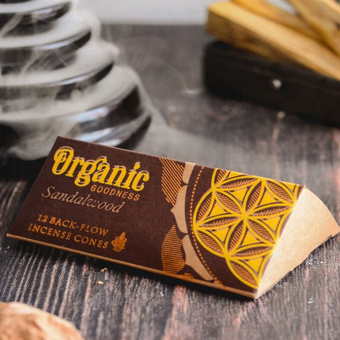 Organic Goodness Sandalwood Backflow Cones