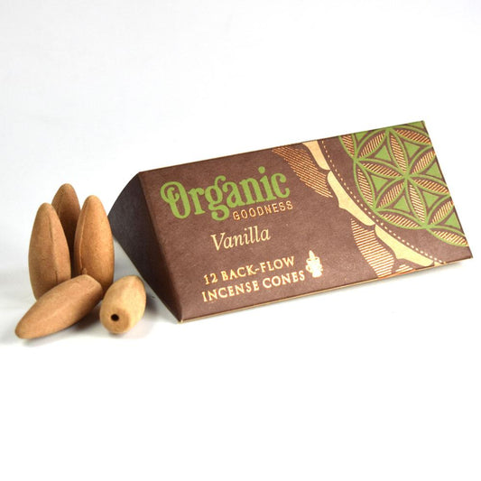 Organic Goodness Vanilla Backflow Cones