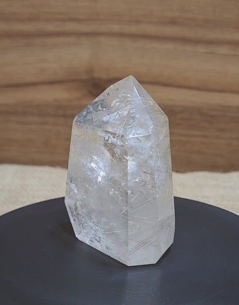 Gold Rutile Quartz Tower "Hakeem"