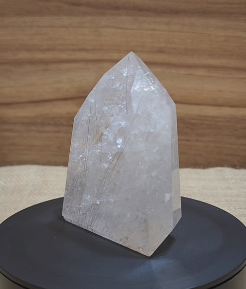 Mixed Rutile Quartz Point "Della"