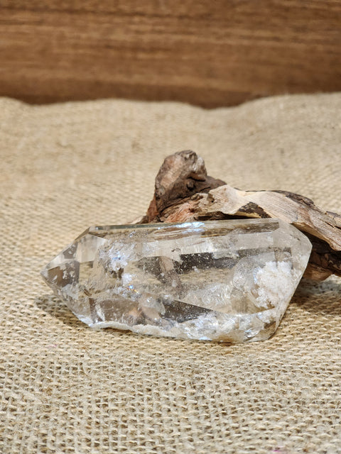 Lodolite Faceted Freeform (Inclusion quartz) "Sarah"