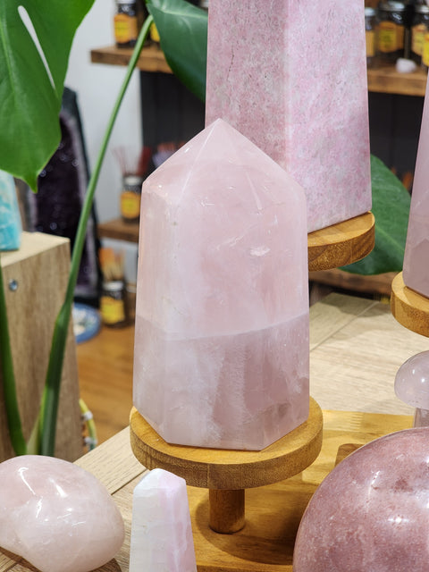 Rose Quartz Chunky Tower