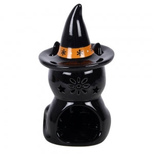 Frightful Folk Cat Ceramic Oil Burner