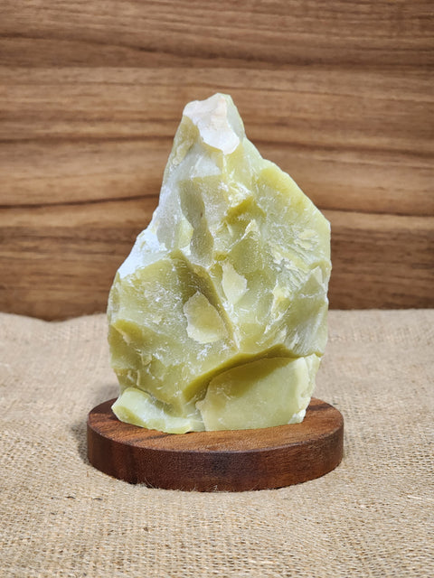 Lemon Quartz Cut Base "Polly"