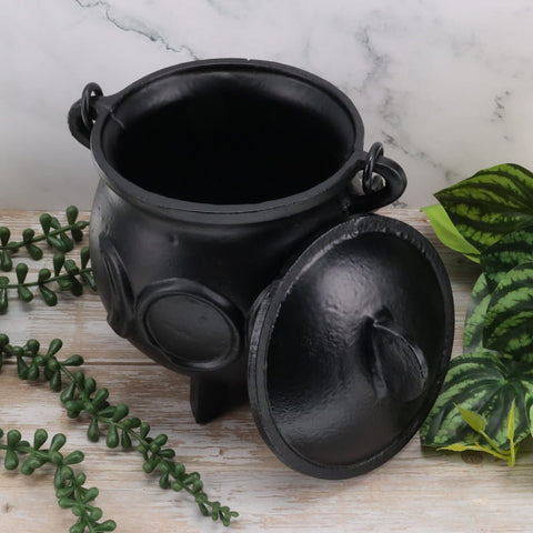 Cast Iron Triple Moon Cauldron 13cm x 19cm