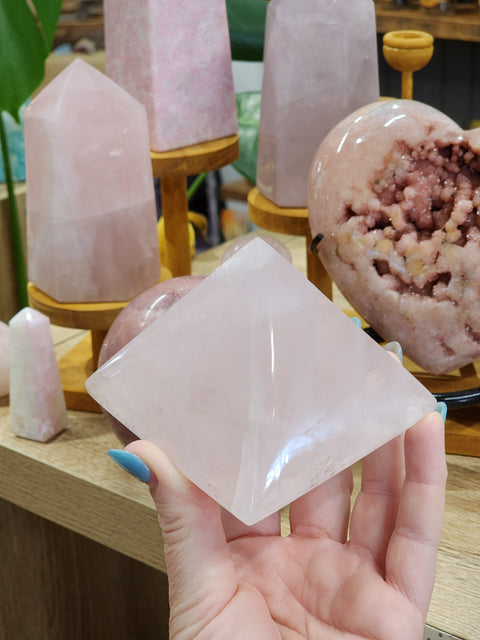 Rose Quartz Pyramid