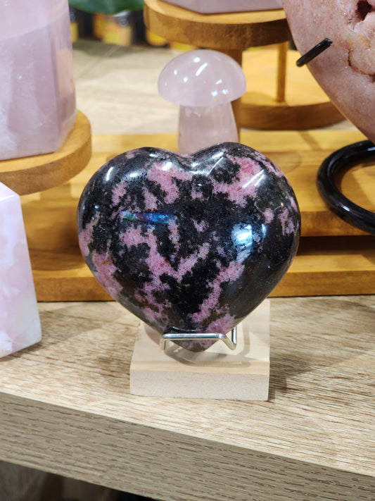 Rhodonite Heart