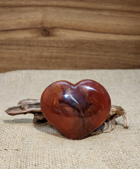Carnelian Heart "Mable"