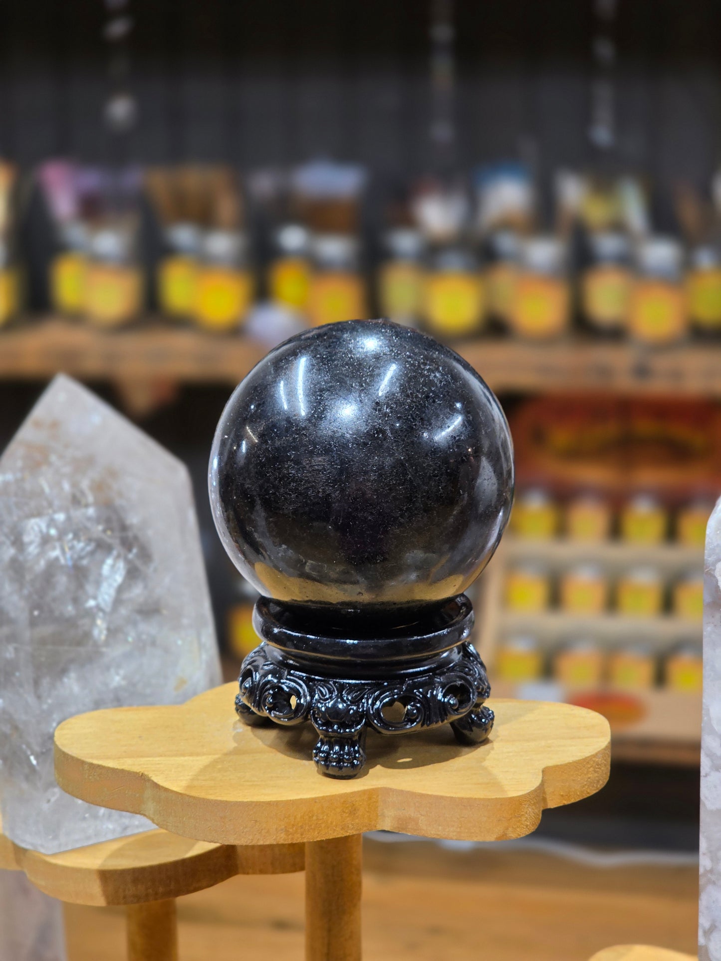 Black Tourmaline Sphere