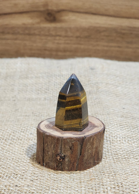 Gold & Blue Tiger Eye Point "Max"