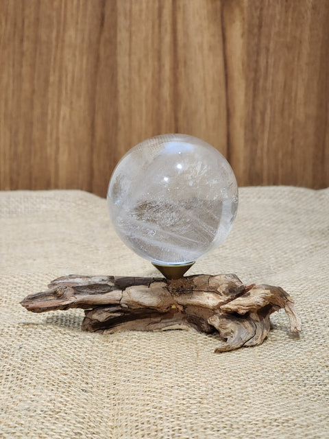 Clear Quartz Sphere "Miffy"