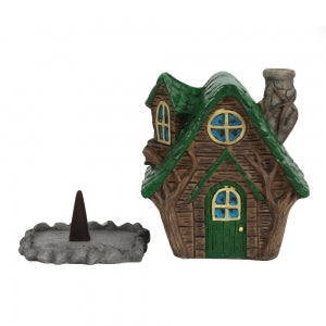 Woody Lodge Incense Cone Burner | Green
