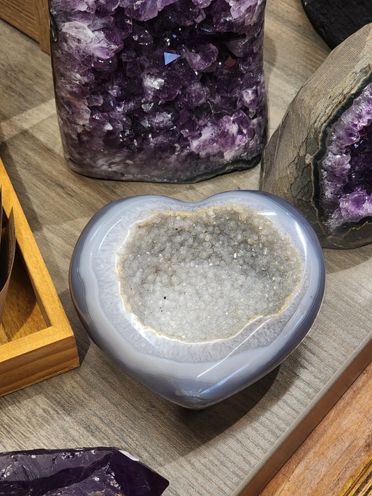 Drusy Heart