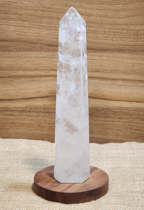 A Grade Clear Quartz Tower "Bobby"