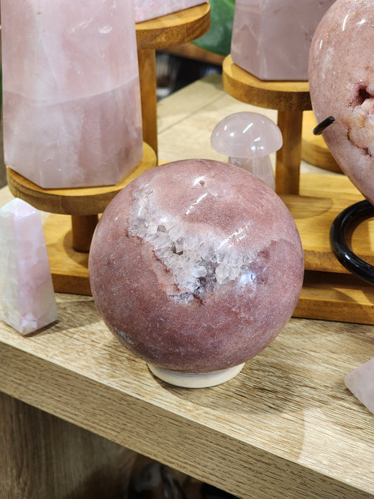 Pink Amethyst Sphere