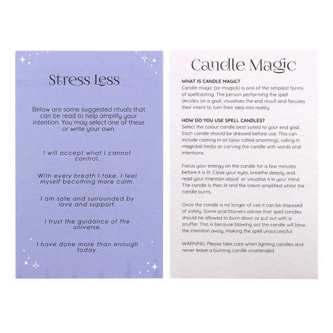 Stress Less Spell Candles