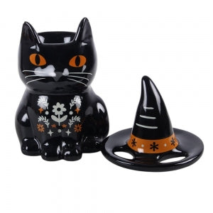 Frightful Folk Cat Ceramic Oil Burner