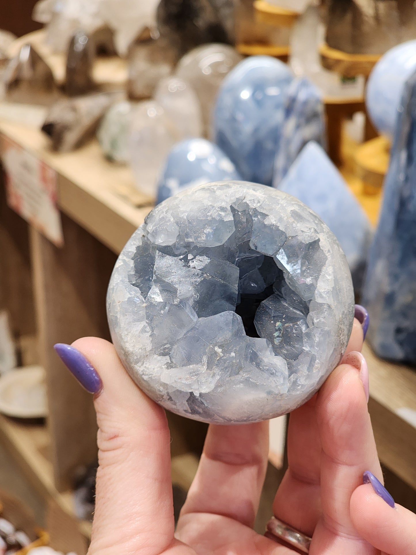 Celestite Sphere