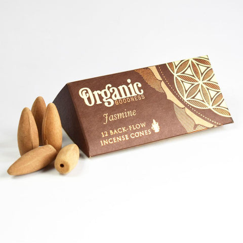 Organic Goodness Jasmine Backflow Cones