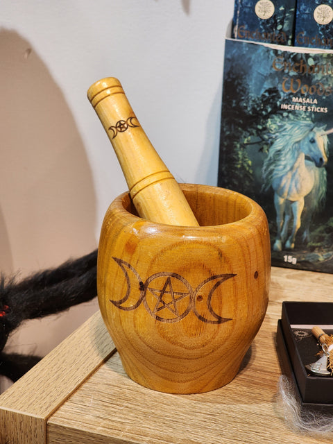 Triple Moon Pestle & Mortar