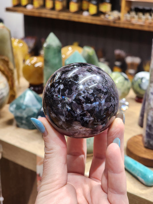 Indigo Gabbro Sphere