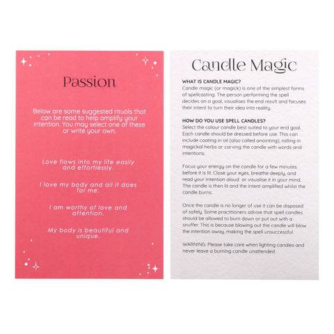 Passion Spell Candles